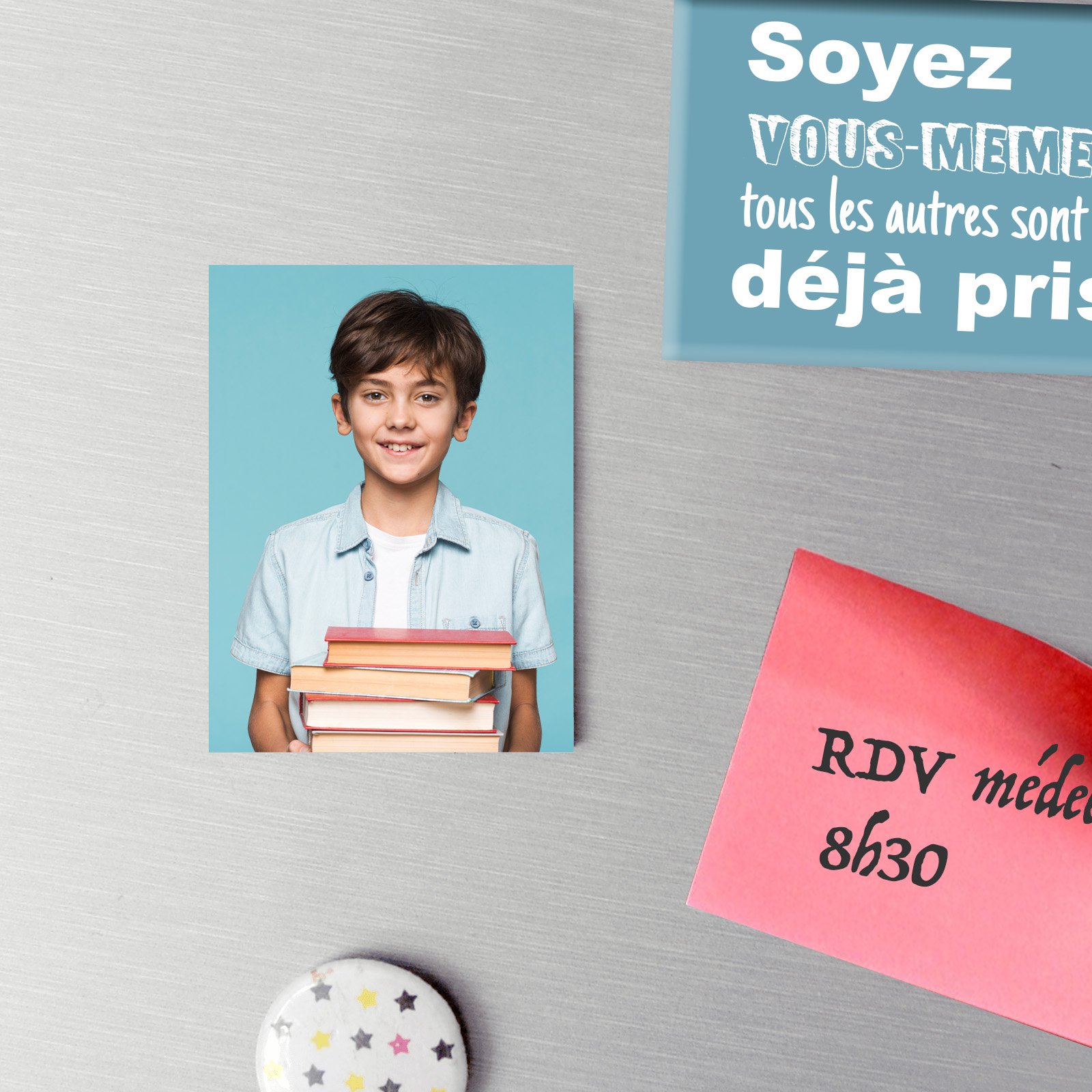 ventes de photos scolaires : les magnets, les meilleures ventes de goodies